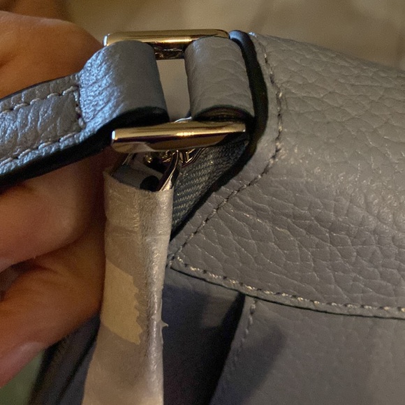 Kate Spade baby dusty blue pebbled leather Monica crossbody NWT - Picture 8 of 17